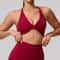 Supportive Backless Cross Strap Yoga Gym Workout Bra For Women 2