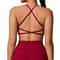 Supportive Backless Cross Strap Yoga Gym Workout Bra For Women 4