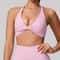 Supportive Backless Cross Strap Yoga Gym Workout Bra For Women 6