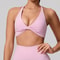 Supportive Backless Cross Strap Yoga Gym Workout Bra For Women 6