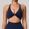 Supportive Backless Cross Strap Yoga Gym Workout Bra For Women 7