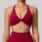 Supportive Backless Cross Strap Yoga Gym Workout Bra For Women 8
