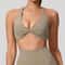 Supportive Backless Cross Strap Yoga Gym Workout Bra For Women 10