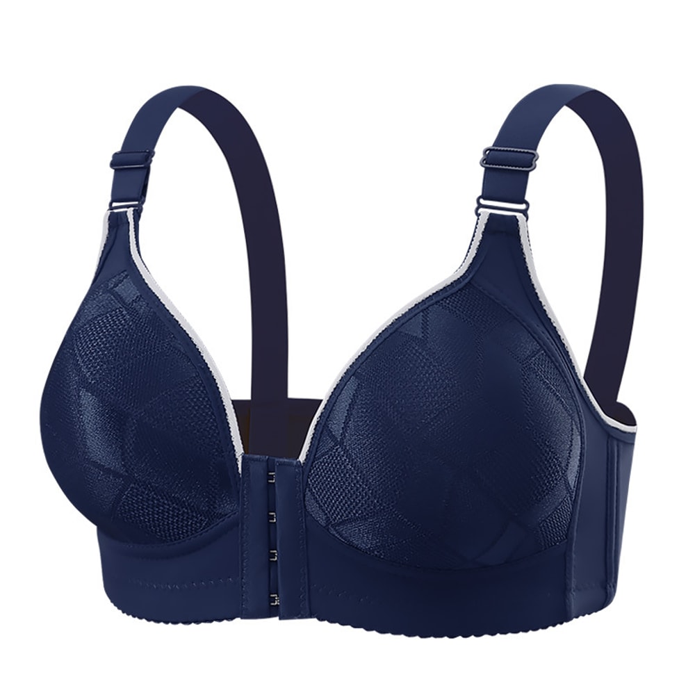 Everyday Seamless Underwire Bra – Front Closure, Anti Sagging Support
