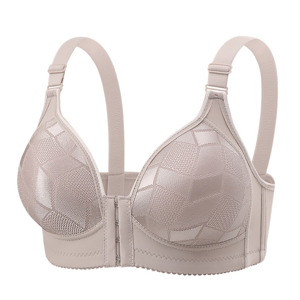Everyday Seamless Underwire Bra – Front Closure, Anti Sagging Support