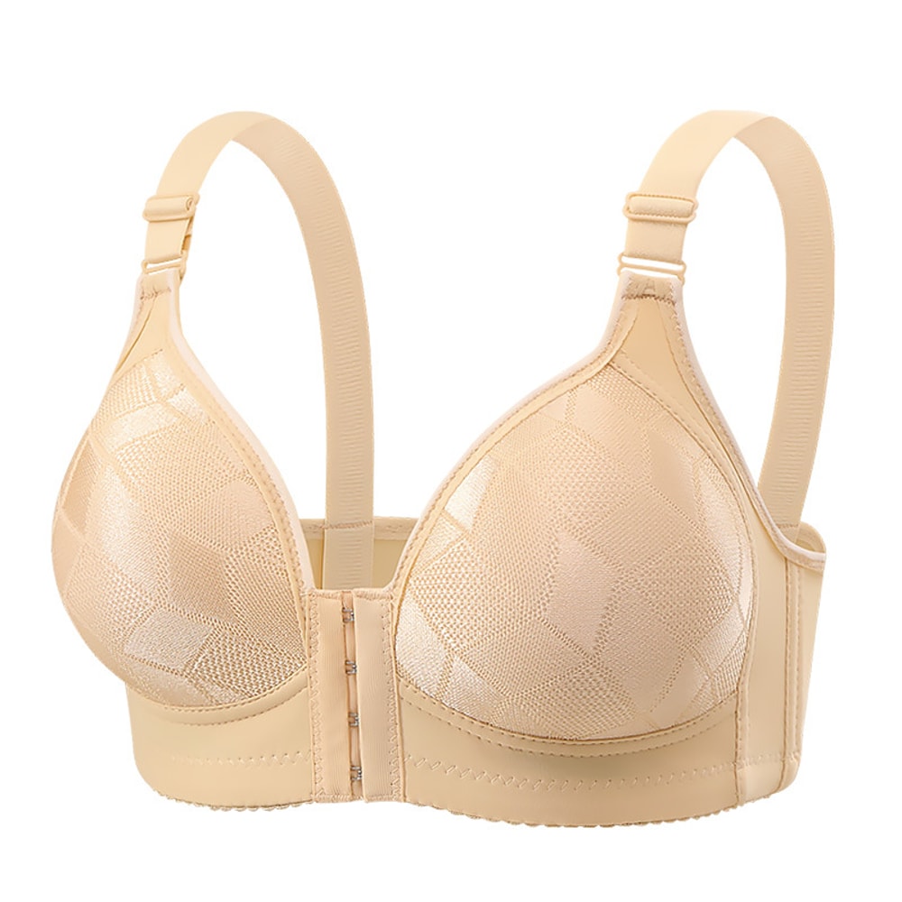 Everyday Seamless Underwire Bra – Front Closure, Anti Sagging Support
