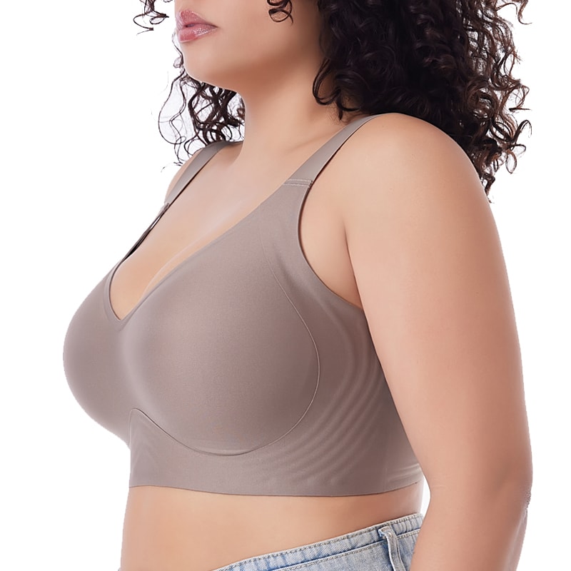 Premium Plus Size Push Up Bra Seamless Wireless Bralette For Comfortable Everyday Sexy Lingerie 2