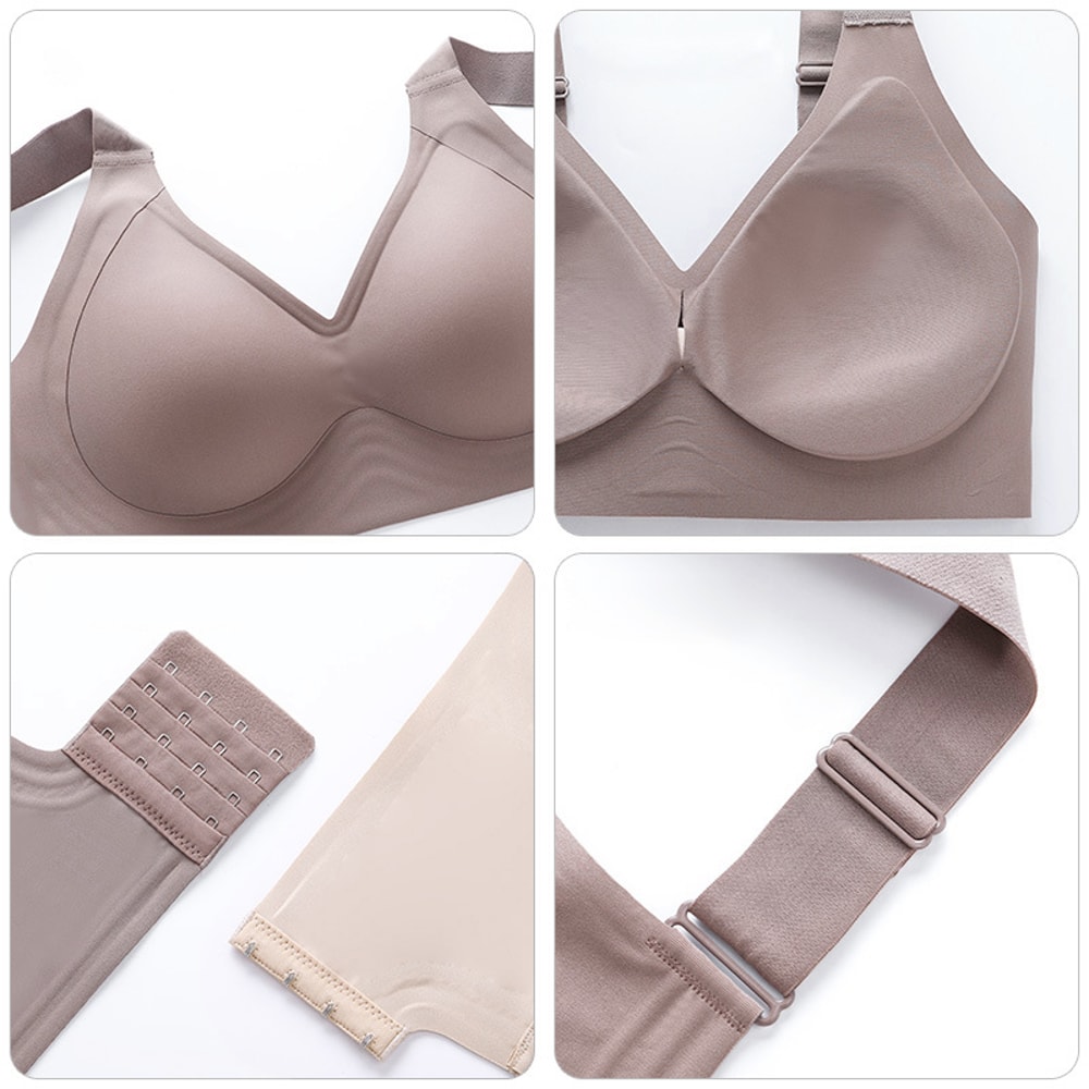 Premium Plus Size Push Up Bra Seamless Wireless Bralette For Comfortable Everyday Sexy Lingerie 4