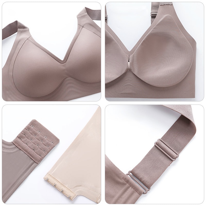 Premium Plus Size Push Up Bra Seamless Wireless Bralette For Comfortable Everyday Sexy Lingerie 4