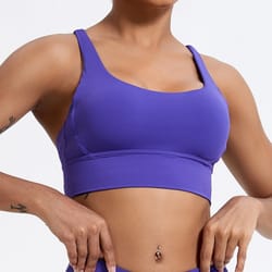 premium womens high support sports bra – shockproof running bra & yoga fitness vest with gathering elastic comfort