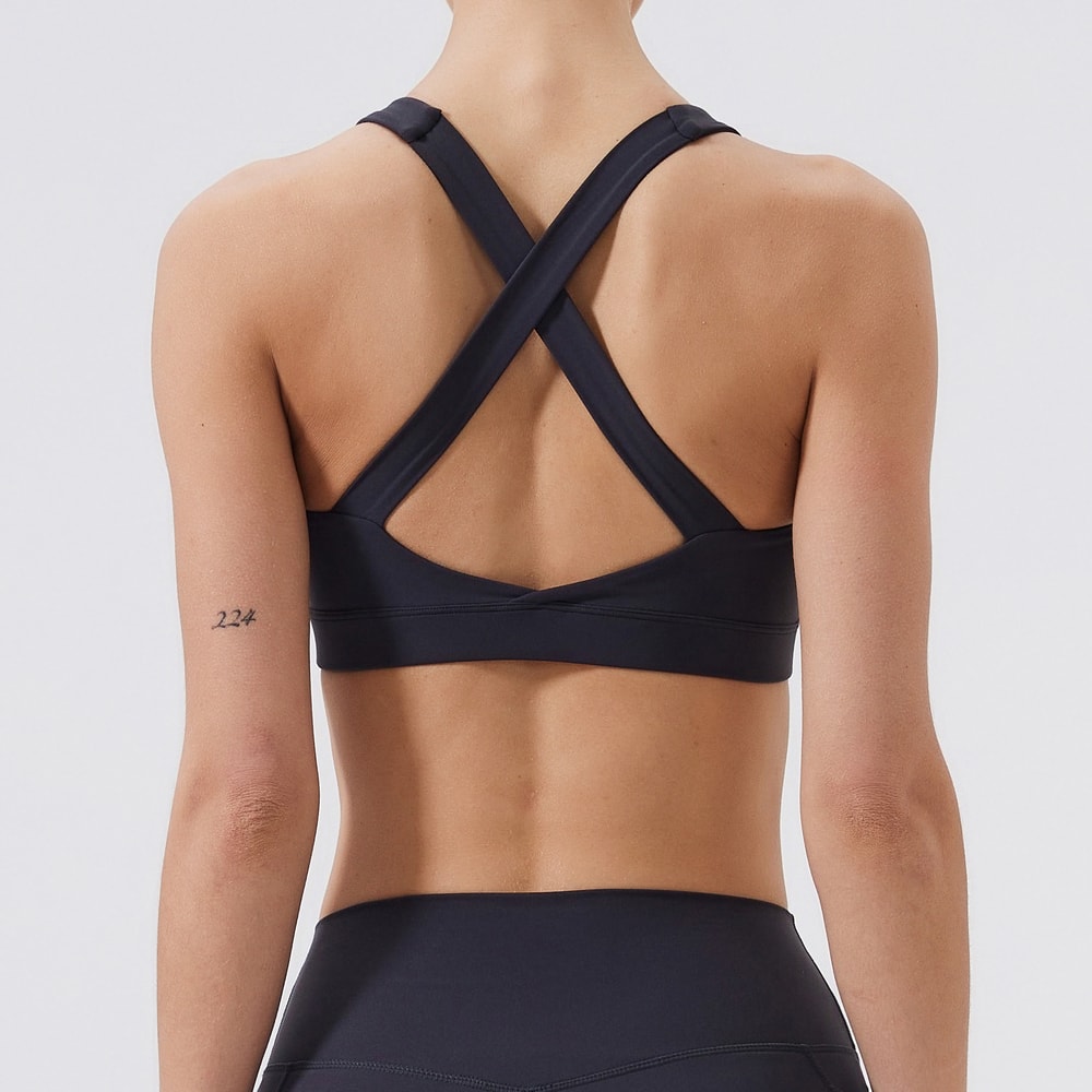 Womens Breathable Sports Bra Top Push Up Yoga & Gym Wear Fitness Bra
