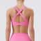 Womens Breathable Sports Bra Top Push Up Yoga & Gym Wear Fitness Bra