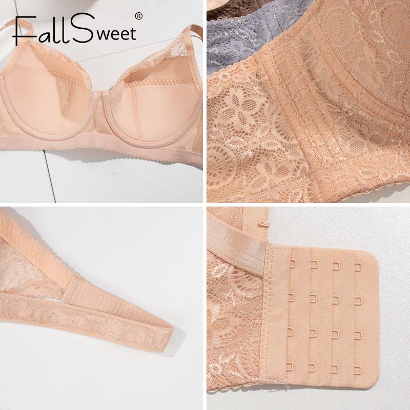 Full Figure Comfort Plus Size Pushup Bra Sexy Lace Underwire Full Coverage Support 4