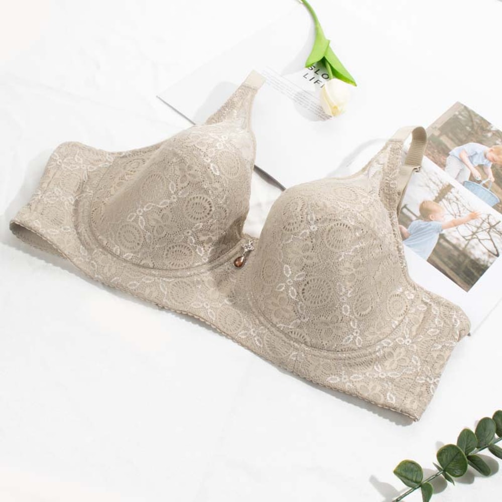Full Figure Comfort Plus Size Pushup Bra Sexy Lace Underwire Full Coverage Support 7