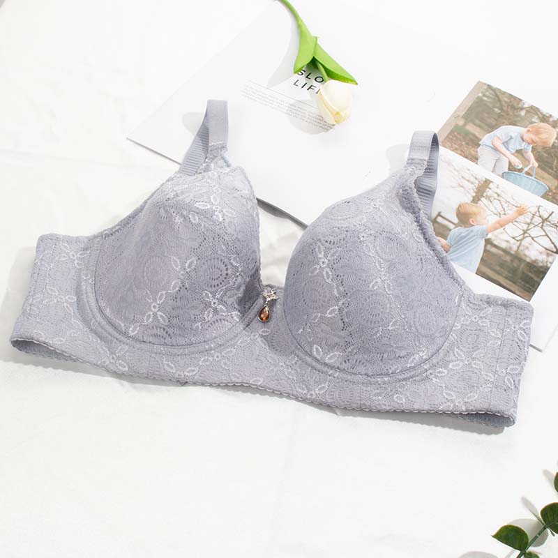 Full Figure Comfort Plus Size Pushup Bra Sexy Lace Underwire Full Coverage Support 9