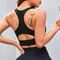 Premium Womens Longline Racerback Padded Workout Sports Bra Tank Top