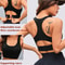 Premium Womens Longline Racerback Padded Workout Sports Bra Tank Top