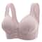 ComfortFit Plus Size Front Closure Bra – Breathable Wireless Support & Beautiful Back Design