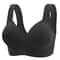 ComfortFit Plus Size Front Closure Bra – Breathable Wireless Support & Beautiful Back Design