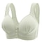 ComfortFit Plus Size Front Closure Bra – Breathable Wireless Support & Beautiful Back Design