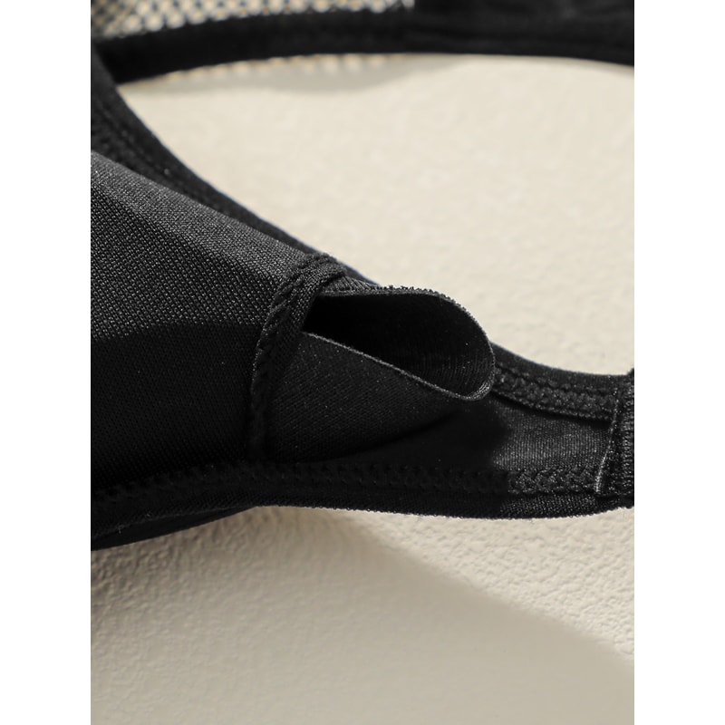 ComfortFit Wireless Mesh Sports Bra – Breathable Seamless Workout Bra for Women