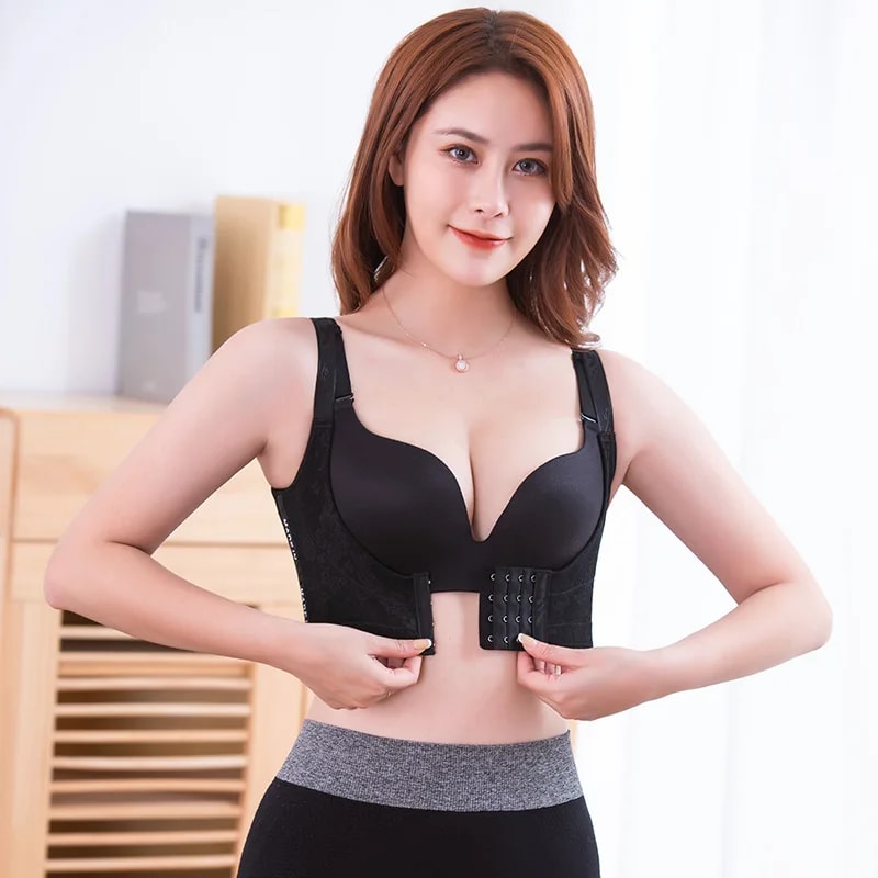 Premium Comfort Sports Bra With Reinforced Chest Support & Adjustable Fit (Bust Support Bra)