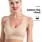 Seamless Wireless Sports Bralette Top Breathable Yoga Fitness Bra Plus Size 2