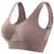 Seamless Wireless Sports Bralette Top Breathable Yoga Fitness Bra Plus Size 14