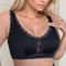Premium Black Lace Full Cup Plus Size Bra Comfortable All Day Support 3