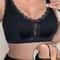 Premium Black Lace Full Cup Plus Size Bra Comfortable All Day Support 4