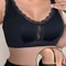 Premium Black Lace Full Cup Plus Size Bra Comfortable All Day Support 4