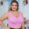 ComfortFlex Full Coverage Plus Size Bra Wireless Bra with Removable Pads, Shaping & Lift Support