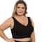 ComfortFlex Full Coverage Plus Size Bra Wireless Bra with Removable Pads, Shaping & Lift Support