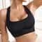 Everyday Comfort Cross Back Wireless Sports Bra for Women with Push Up Support