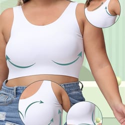 comfortlift plus size wireless support bra full coverage plus size bra with side support bra shaping & no wire