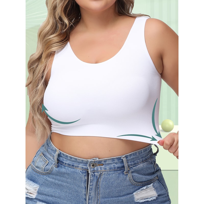 ComfortLift Plus Size Wireless Support Bra Full Coverage Plus Size Bra With Side Support Bra Shapin 2