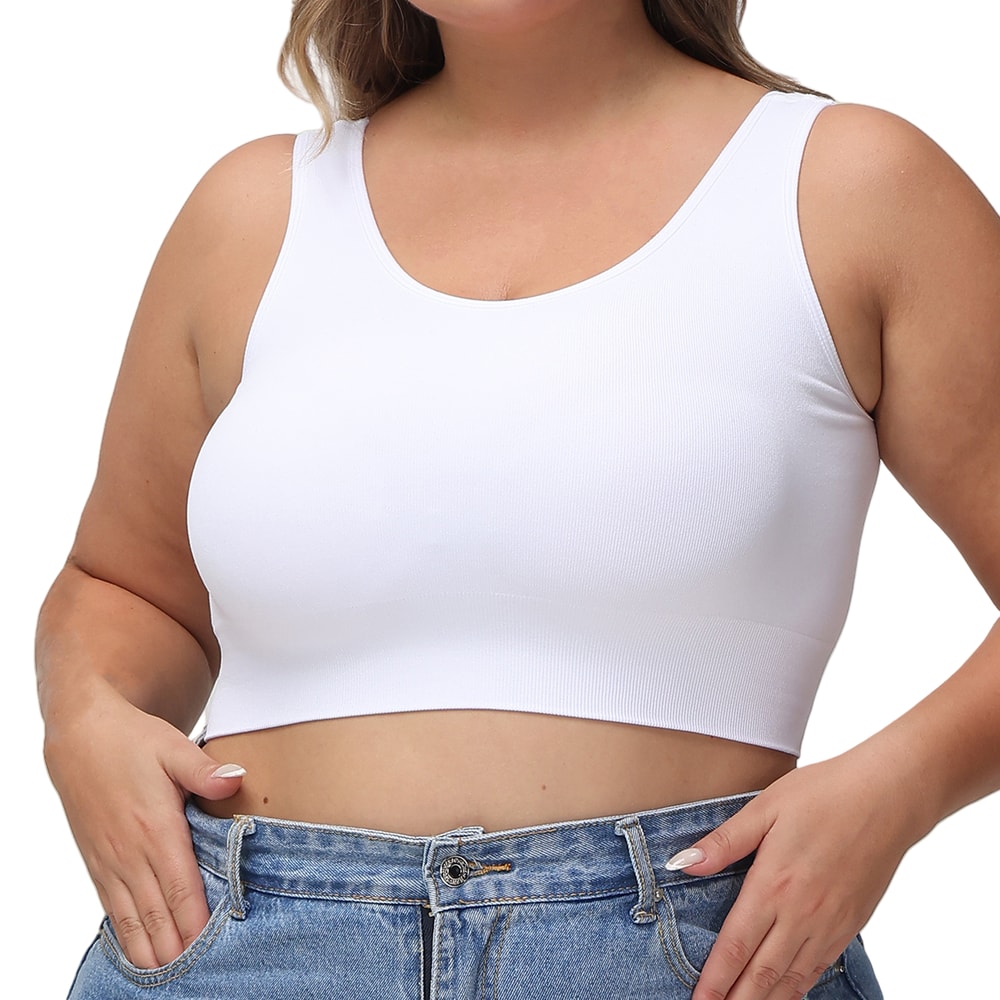 ComfortLift Plus Size Wireless Support Bra Full Coverage Plus Size Bra With Side Support Bra Shapin 4