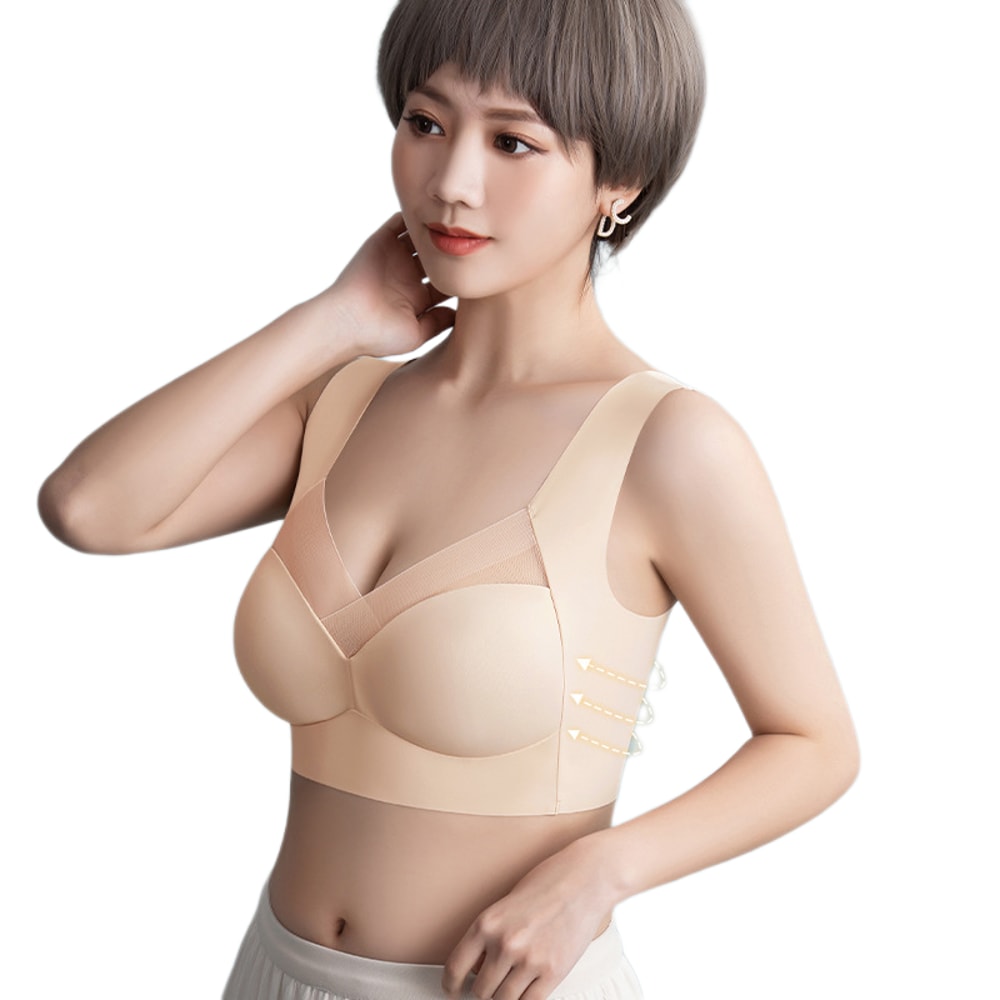 Performance Backless Push Up Sports Bra for Women – High Support Yoga & Gym Activewear Bra