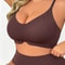 ComfortFit Large Size Wireless Bra Breathable Women Underwear with Easy Front Buckle for All Day Comfort