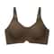 ComfortFit Large Size Wireless Bra Breathable Women Underwear with Easy Front Buckle for All Day Comfort