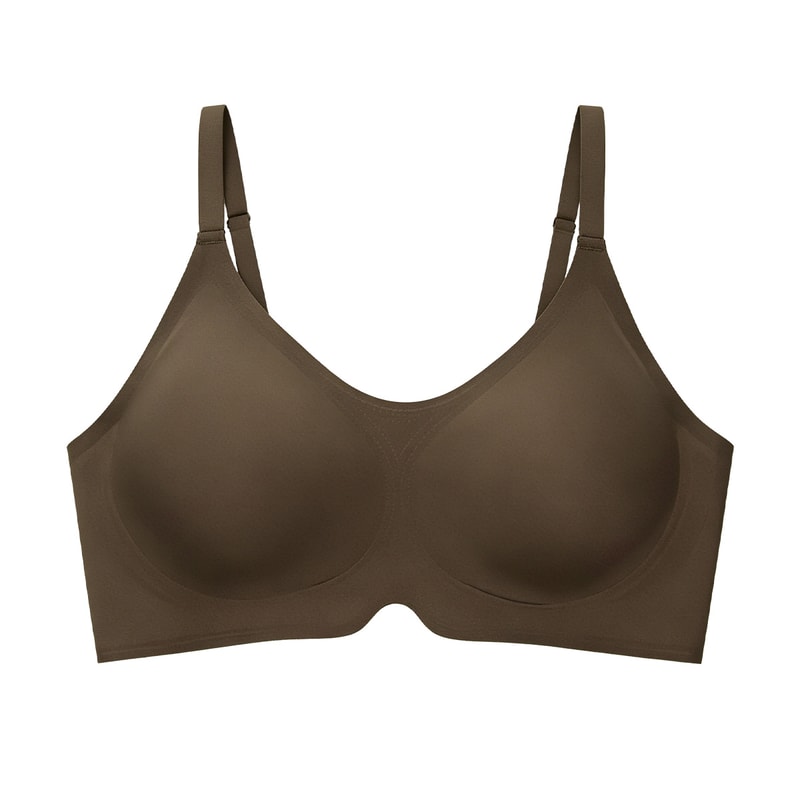 ComfortFit Large Size Wireless Bra Breathable Women Underwear with Easy Front Buckle for All Day Comfort