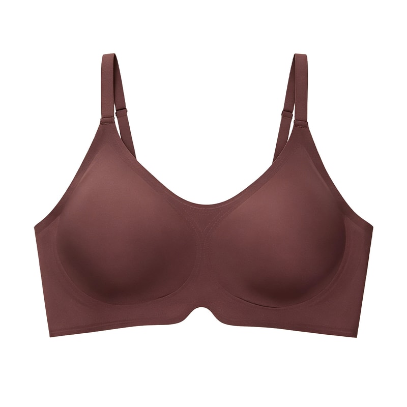 ComfortFit Large Size Wireless Bra Breathable Women Underwear with Easy Front Buckle for All Day Comfort
