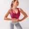 Seamless Support Womens Sports Bra Breathable Wireless Shockproof Gym Yoga Crop Top 0