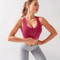 Seamless Support Womens Sports Bra Breathable Wireless Shockproof Gym Yoga Crop Top 0