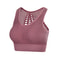 Seamless Support Womens Sports Bra Breathable Wireless Shockproof Gym Yoga Crop Top 1