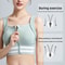 Ultimate Zipper Sports Bra Crop Top Built In Support Plus Size Workout Activewear 2