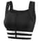 Ultimate Zipper Sports Bra Crop Top Built In Support Plus Size Workout Activewear 5