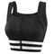 Ultimate Zipper Sports Bra Crop Top Built In Support Plus Size Workout Activewear 5