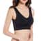 ComfortFit Plus Size Wireless Sports Bra Seamless Medium Support Yoga Workout Bra With Removable 0