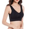 ComfortFit Plus Size Wireless Sports Bra Seamless Medium Support Yoga Workout Bra With Removable 0